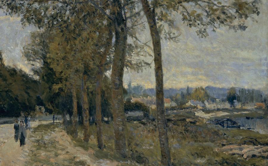 Alfred Sisley, La Seine à Port-Marly, 1876.