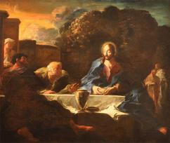 Louis Cretey, Le Christ et les Pèlerins d’Emmaüs, Lyon, musée des Beaux-Arts