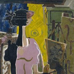 Georges Braque Femme au chevalet, 1936.Legs Jacqueline Delubac, 1997, Adagp 2009
