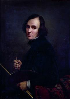 Anthelme Trimolet, Autoportrait, 1849, huile sur toile, Dijon, musée des Beaux-Arts, dépôt du musée du Louvre