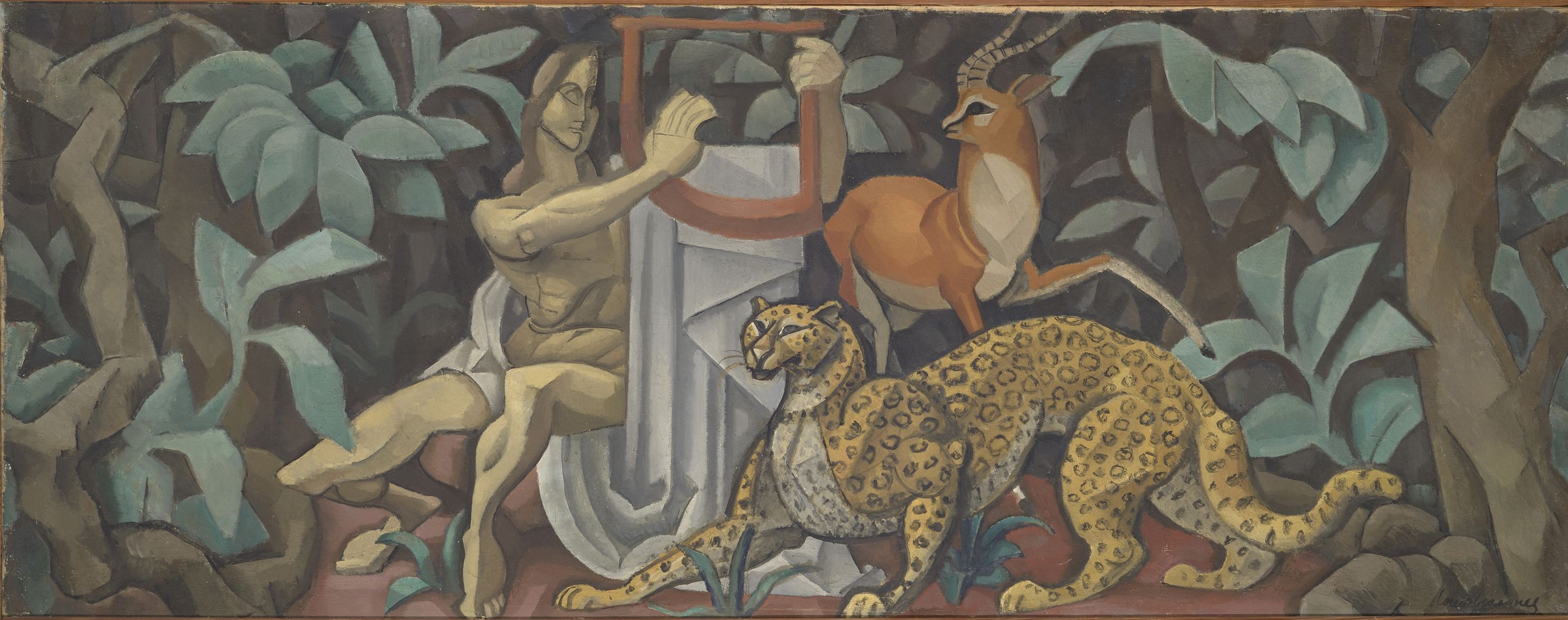 Louis Bouquet, Orphee charmant les animaux,1920