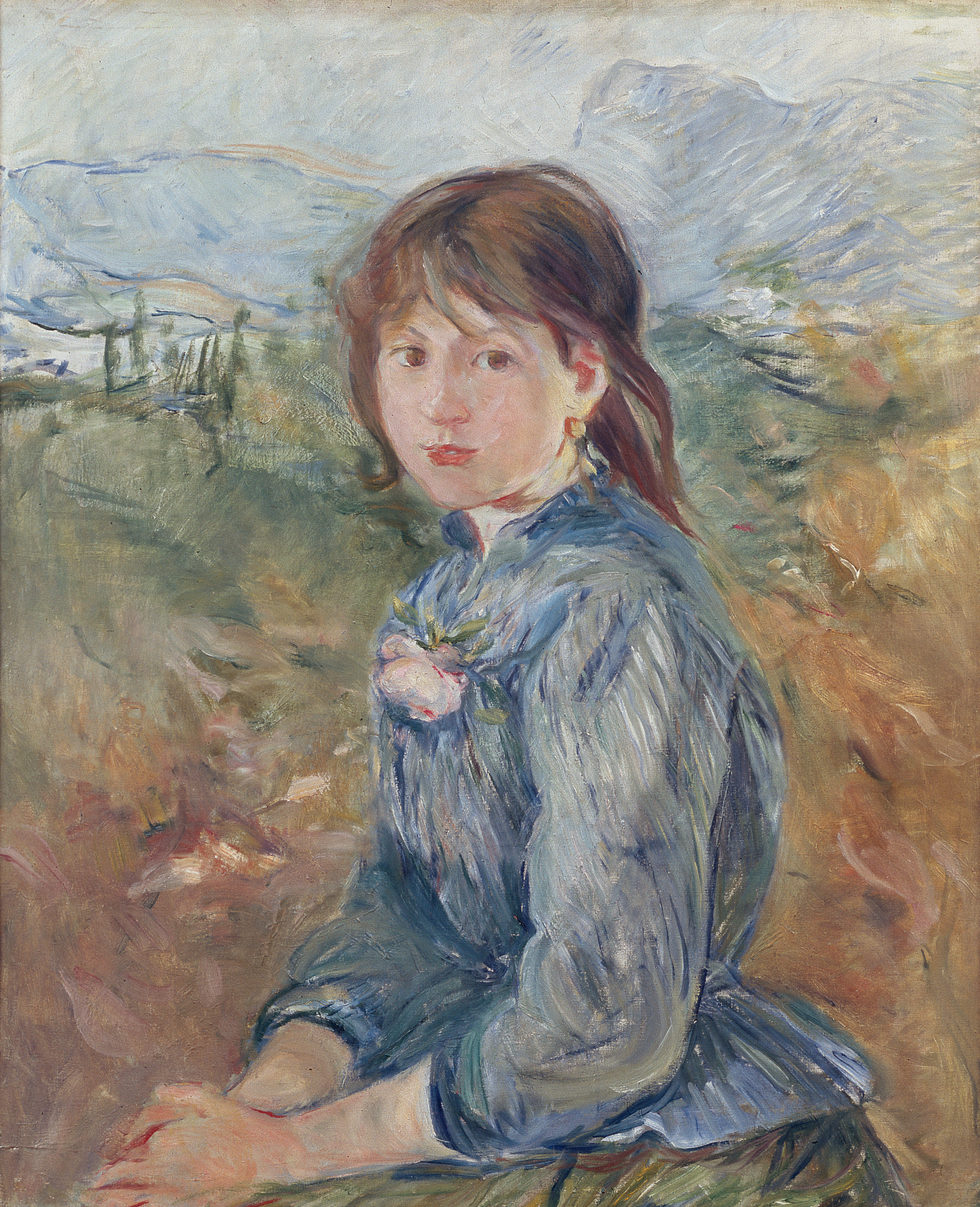 morisot berthe, paysanne nicoise