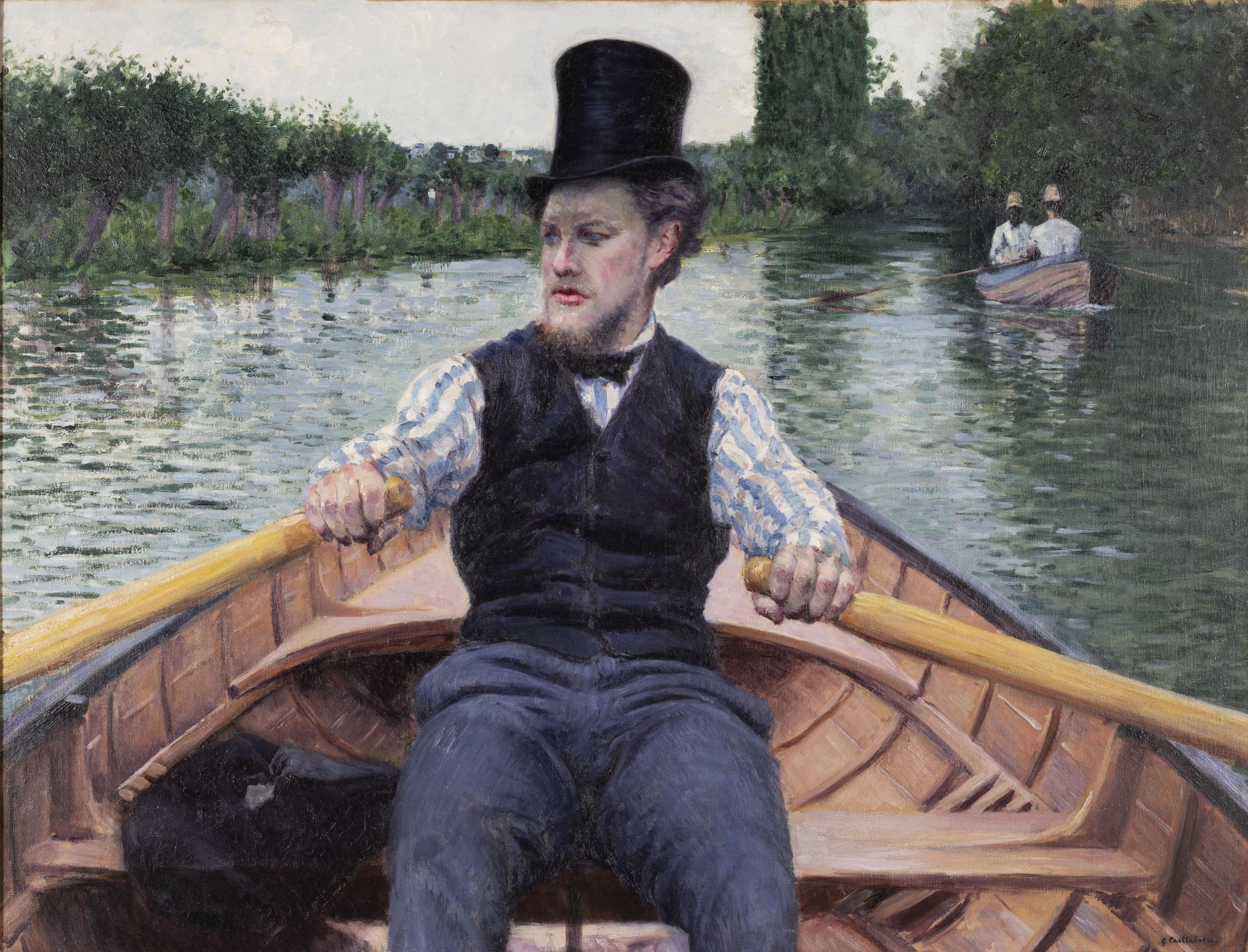 La partie de bateau, Gustave Caillebotte