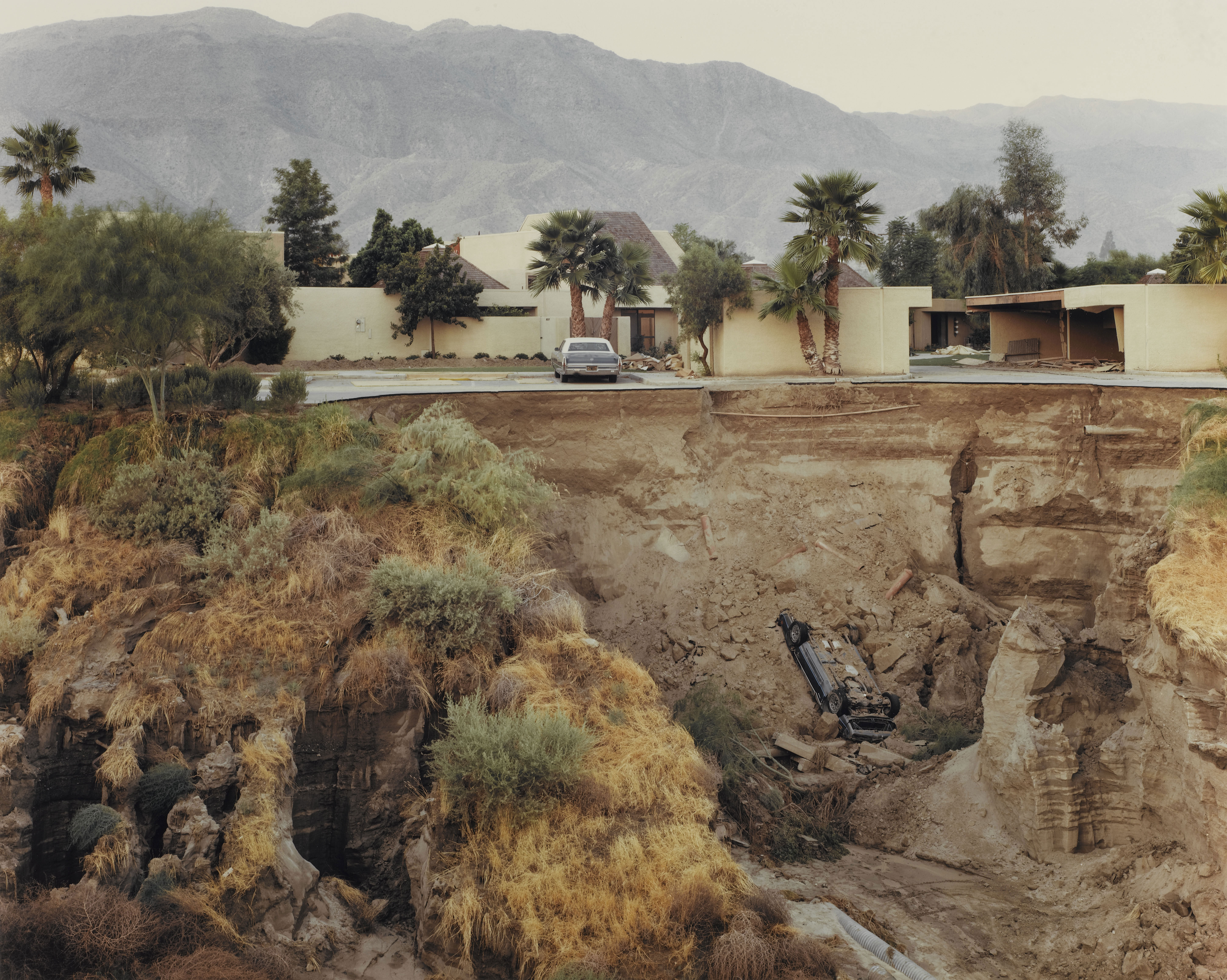 Joel Sternfeld, After a flash flood, Rancho Mirage, California July 1979