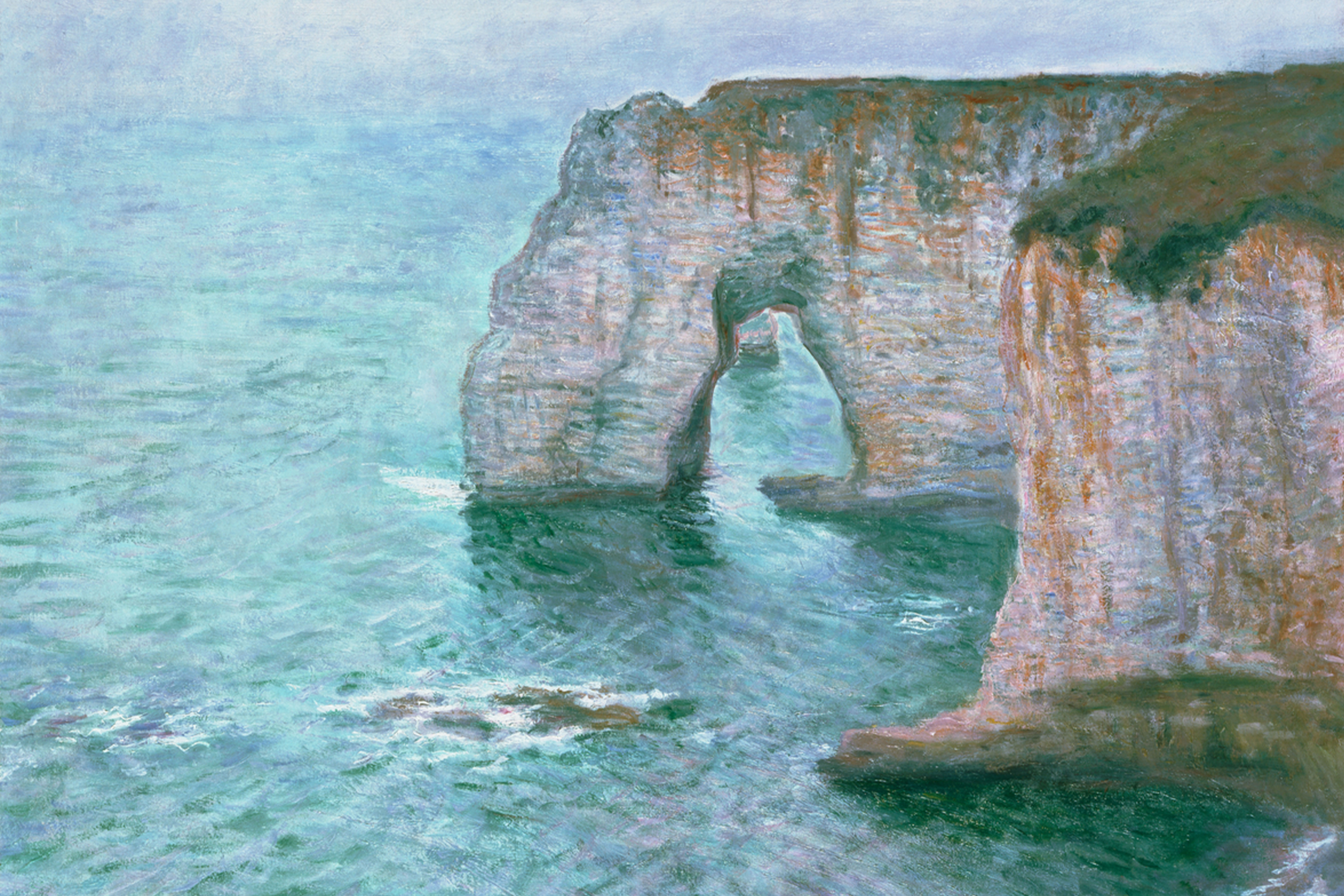 Tableau de la porte d'Étretat de Monet