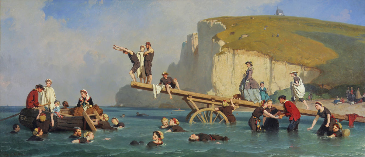 tableau étretat