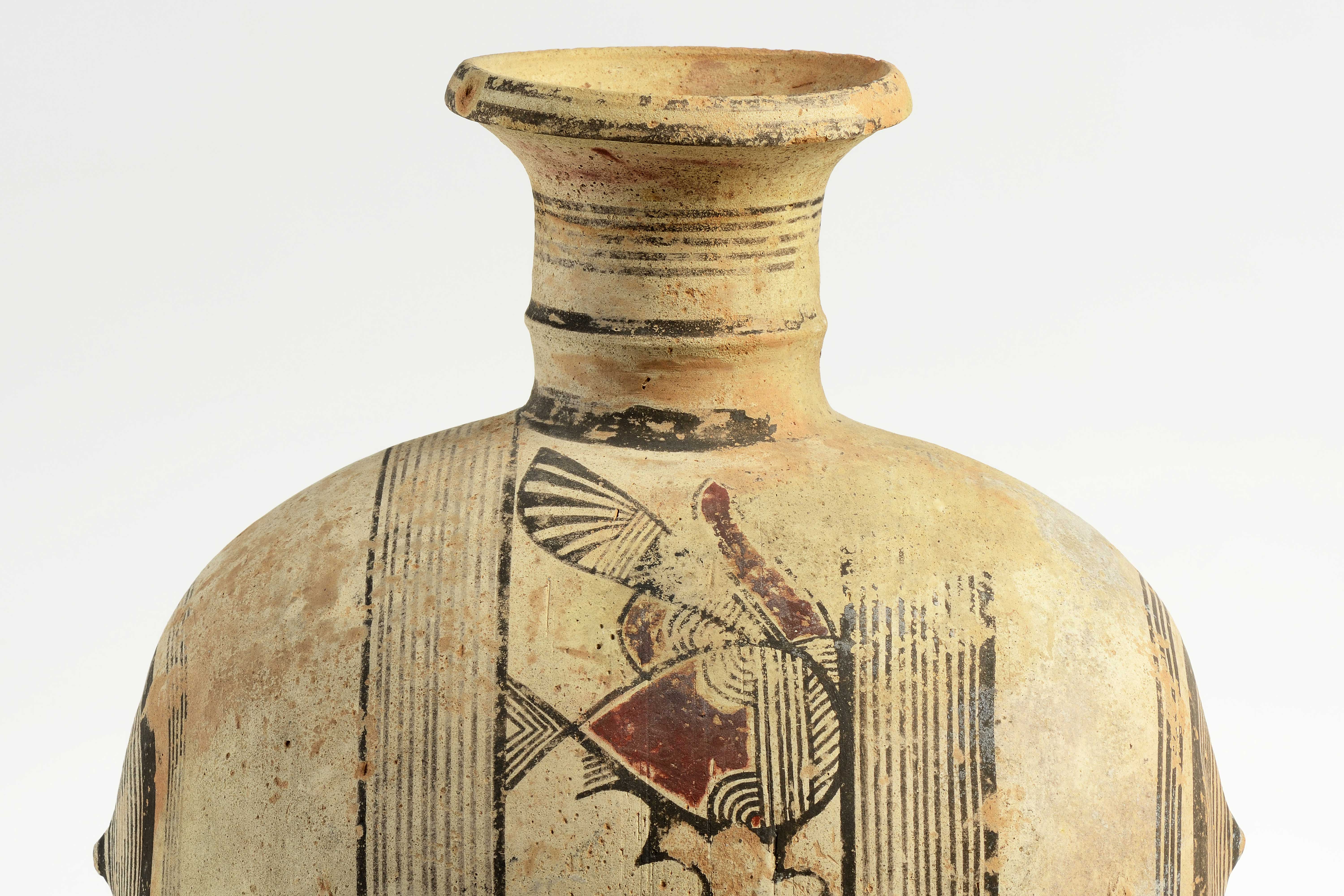 Cruche-tonneau Bichrome IV