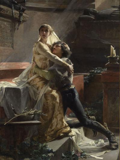 Albert Maignan (1845-1908), Le Réveil de Juliette, 1886