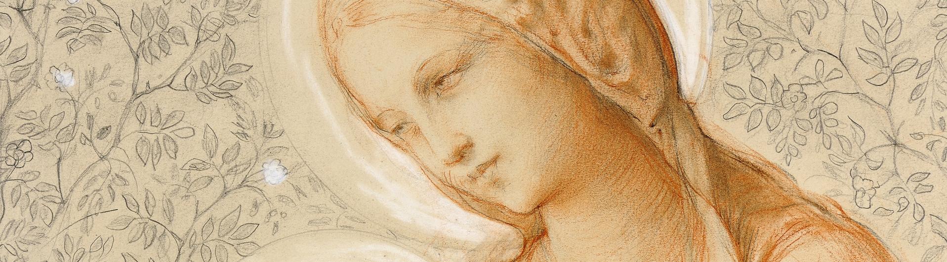 Janmot, Vierge à l'enfant, 1848-1850