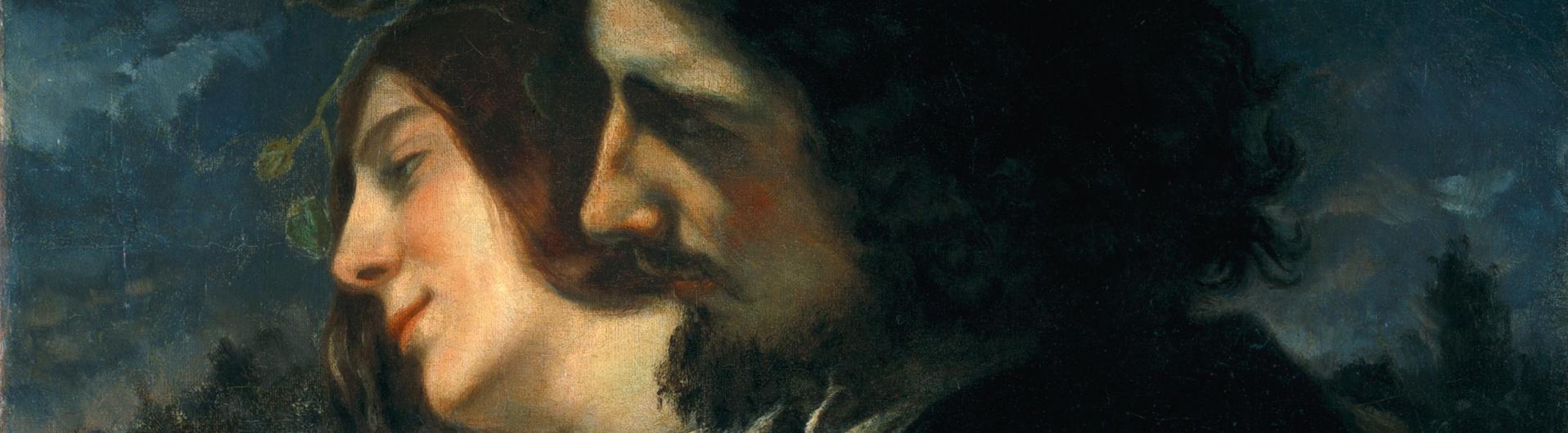 Gustave Courbet, Les Amants dans la campagne: sentiments du jeune âge, 1844.