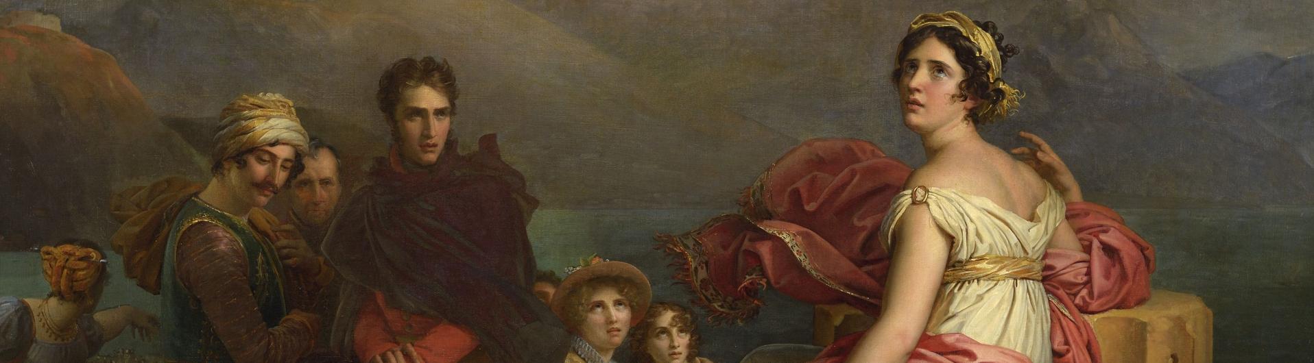 François Gérard, Corinne au Cap Misène, 1819-1821.