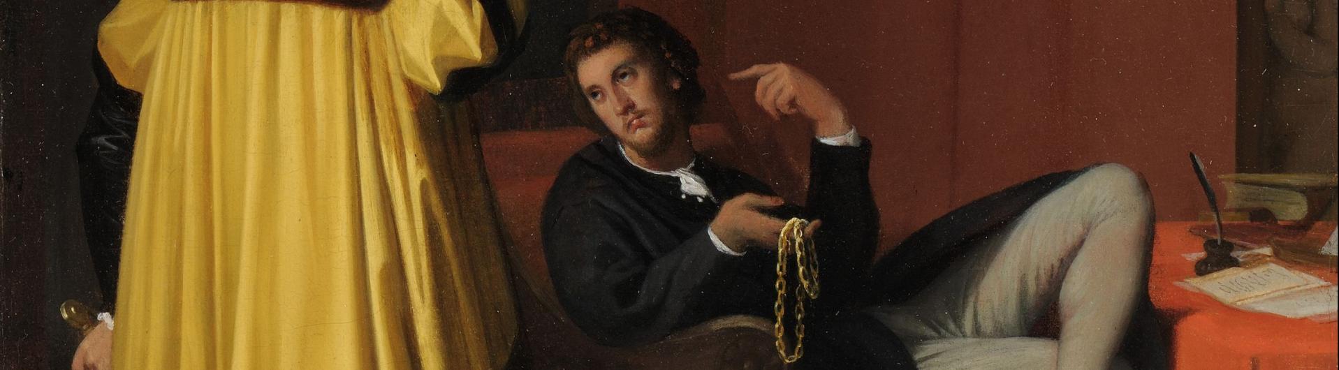 Ingres, L'Arétin et l'envoyé de Charlequint
