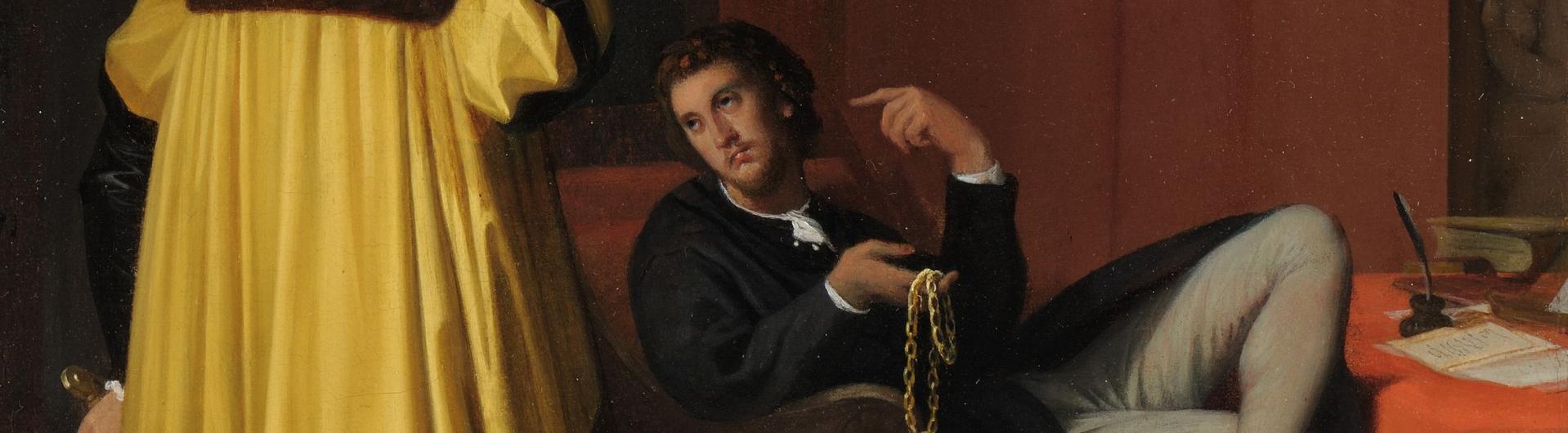Ingres, L'Arétin et l'envoyé de Charlequint