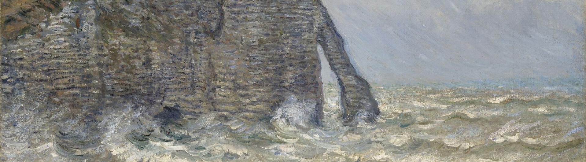 Claude Monet, Mer agitée à Etretat