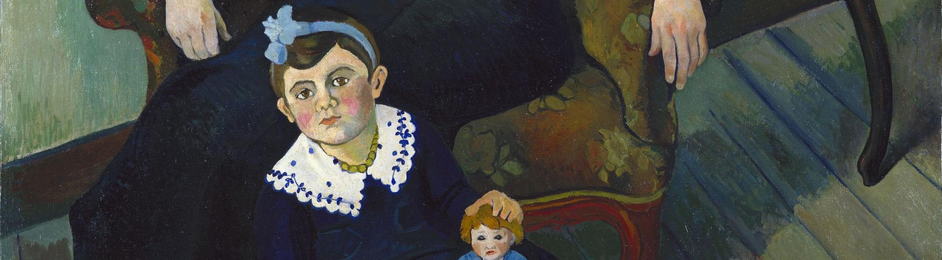 Suzanne Valadon, Marie Coca et sa fille Gilberte, 1913.