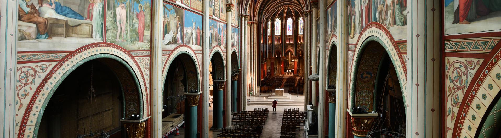visite virtuelle église de saint Germain des près