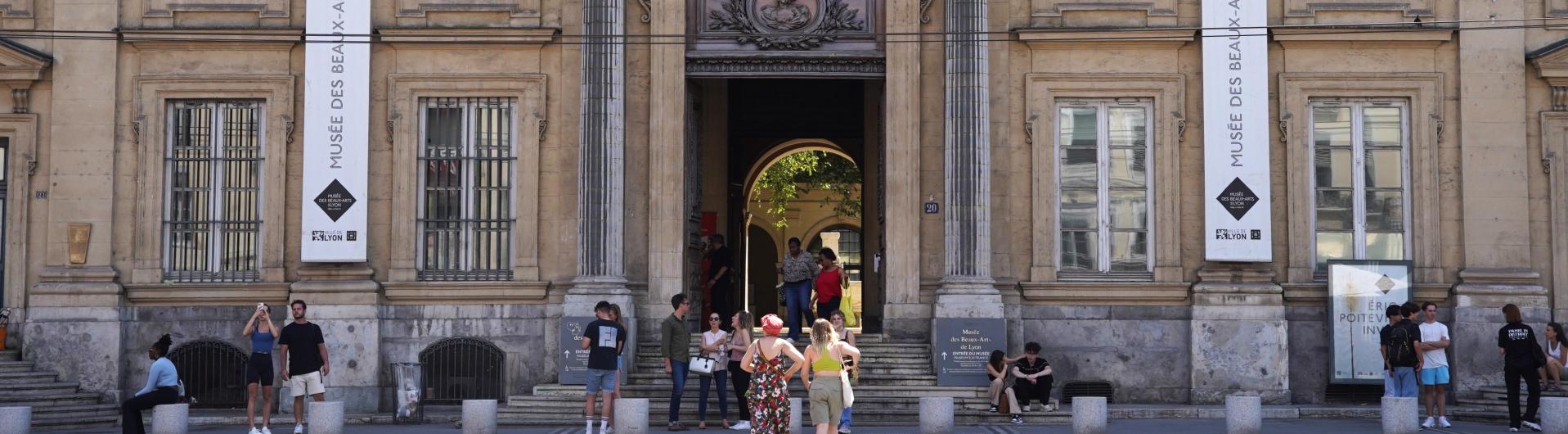 Façade du musée des Beaux-Arts de Lyon