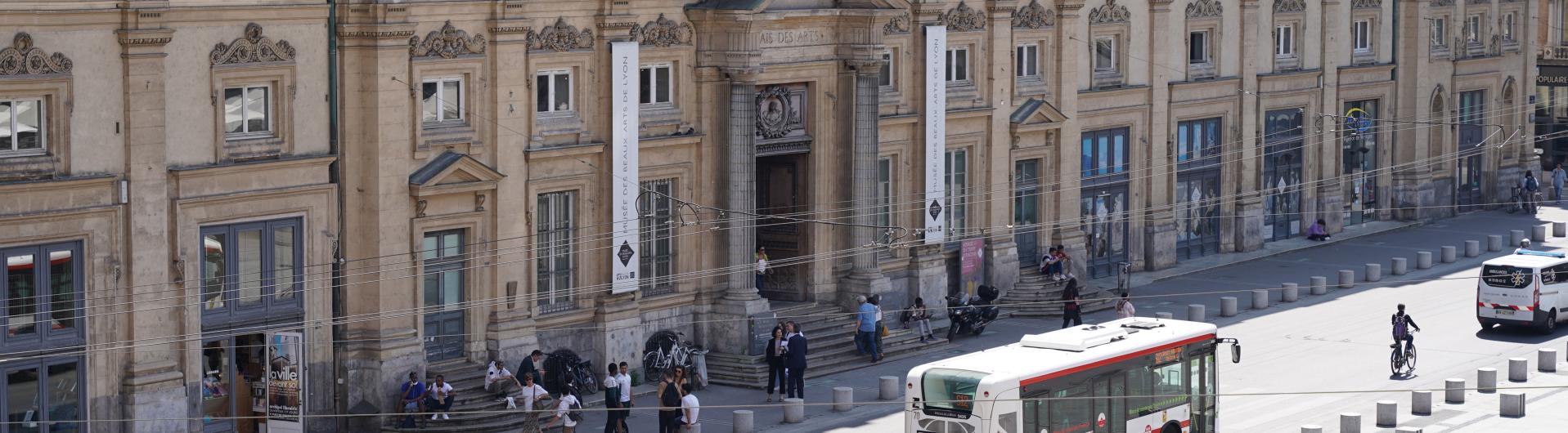 Facade du musée des Beaux-ARts de Lyon