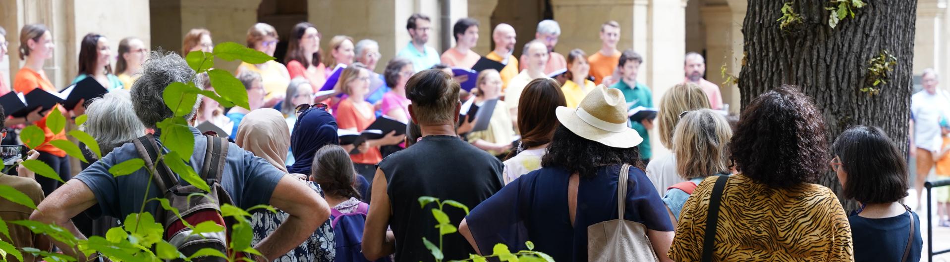 Concert dans le jardin