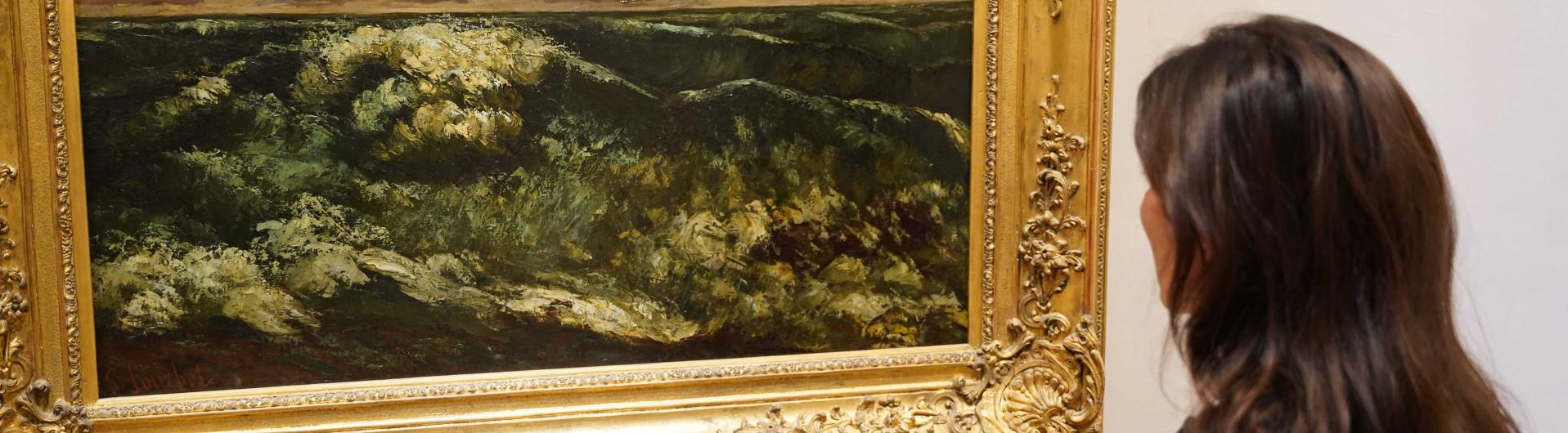 Courbet la vague