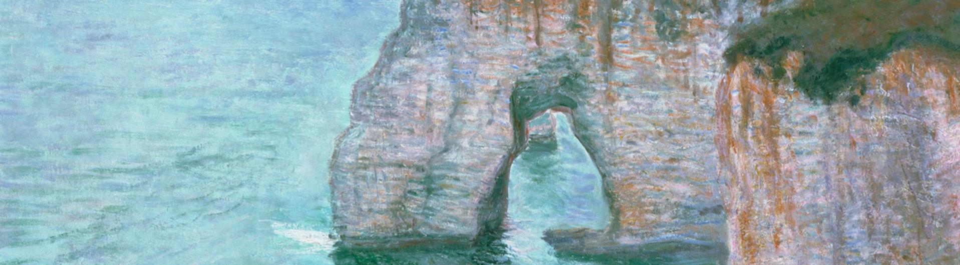 Tableau de la porte d'Étretat de Monet