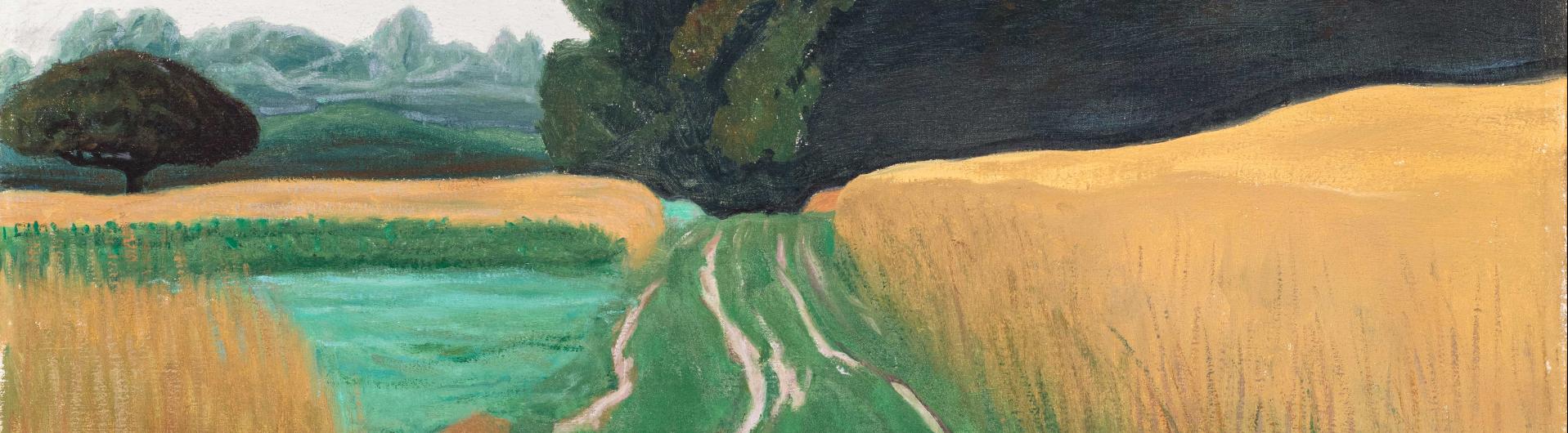 Félix Vallotton, Chemin sous la pluie, 1914