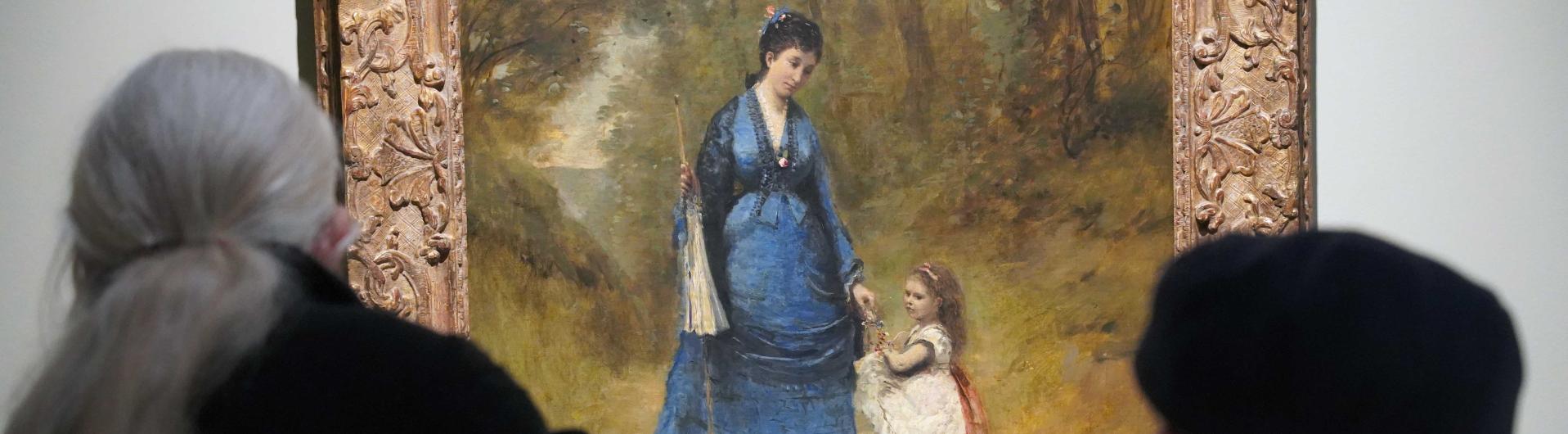 Camille Corot, Élisabeth Stumpf et sa fille Madeleine