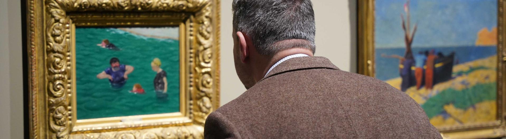 Félix Vallotton, Quatre baigneurs à Étretat, 1899