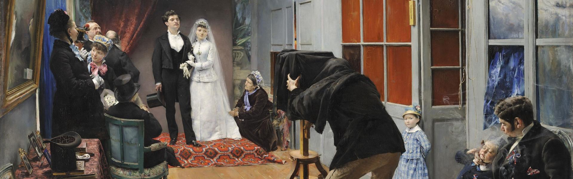 Pascal Dagnan-Bouveret, La Noce chez le photographe, 1879.