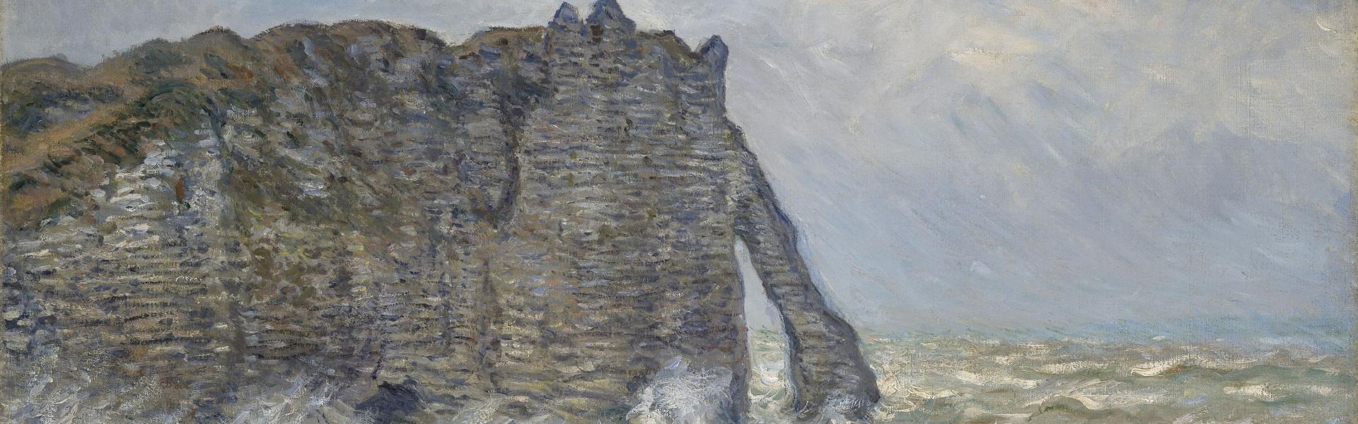 Claude Monet, Etretat, mer agitée, 1883. 