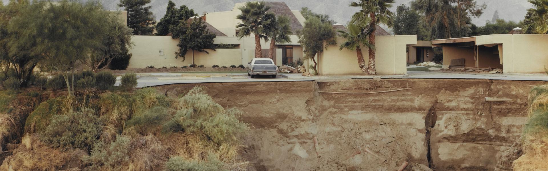 Joel Sternfeld, After a flash flood, Rancho Mirage, California July 1979