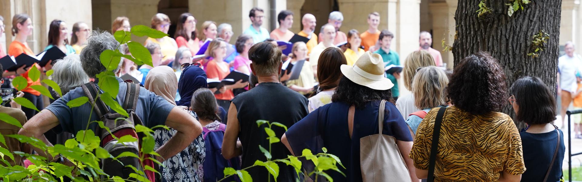 Concert dans le jardin