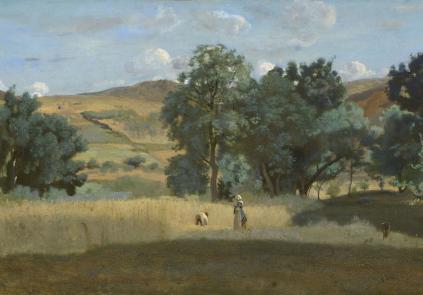 Corot, Champ de blé dans le Morvan