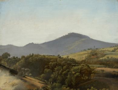 Le Monte Cavo vu de Marino, Bonnefond