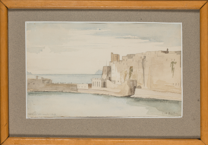 Le Castel dell’Ovo à Naples, 1838 - Inv. 2022.20.4