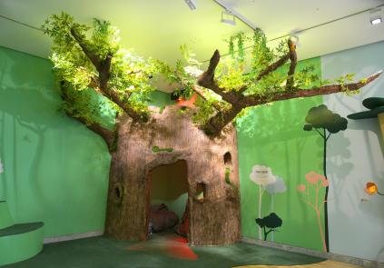 arbre cabane