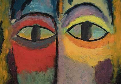 Alexeï von Jawlensky, Tête de femme « Méduse », Lumière et Ombre