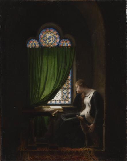 Fleury Richard, Valentine de Milan pleurant la mort de son époux Louis d’Orléans, 1802, huile sur toile, Saint-Pétersbourg, musée de l’Ermitage © The State Hermitage Museum /Leonard Kheifets, Alexander Koksharov