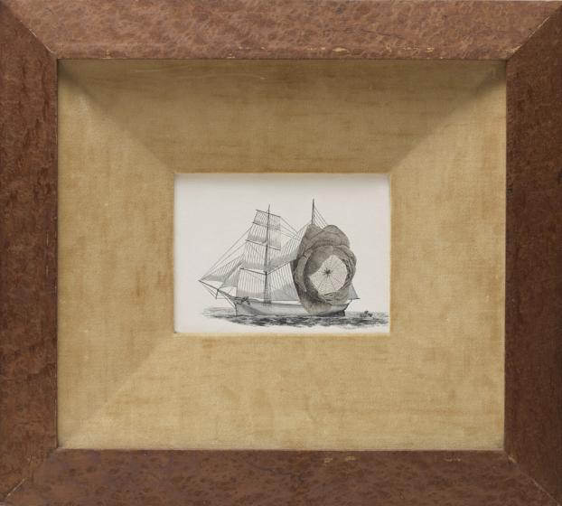 Joseph Cornell Untitled (Schooner), 1931 Collage. Hirshhorn Museum and Sculpture Garden, Smithsonian Institution, Washington, DC, Joseph H. Hirshhorn Bequest Fund and partial gift from the daughter of June W. Schuster in honor of her Mother, Adagp Paris 2013