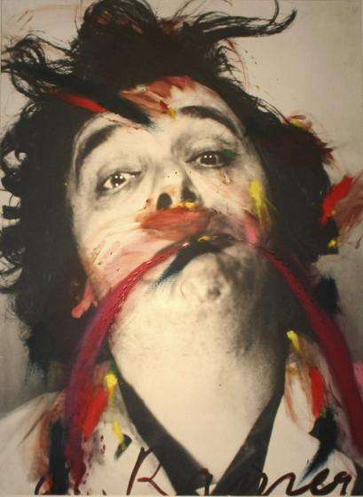 Arnulf Rainer, Sans titre (Automatenportrait) 5892, 1969, Photo noir et blanc