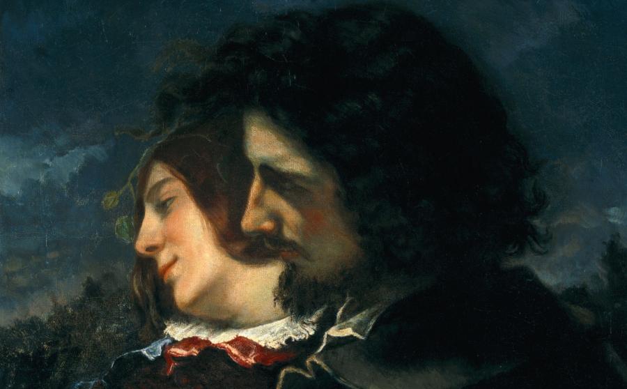 Gustave Courbet, Les Amants dans la campagne: sentiments du jeune âge, 1844.