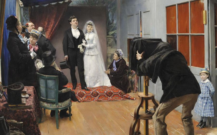 Pascal Dagnan-Bouveret, La Noce chez le photographe, 1879.