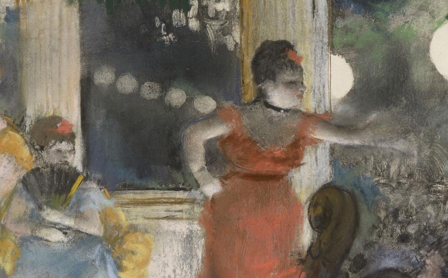 Edgar Degas, Le Café-Concert des Ambassadeurs, 1876-1877.