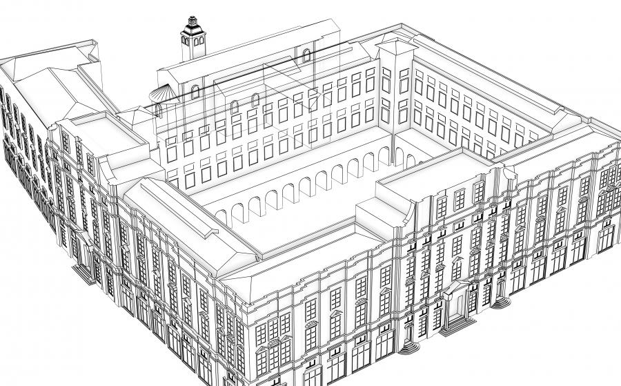 plan 3D du musée