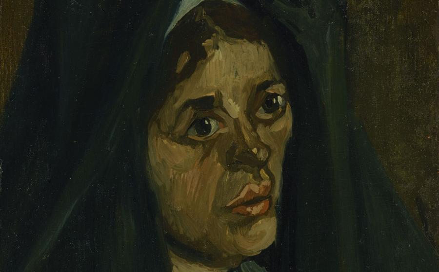 Vincent van Gogh, Paysanne au châle vert, 1885.