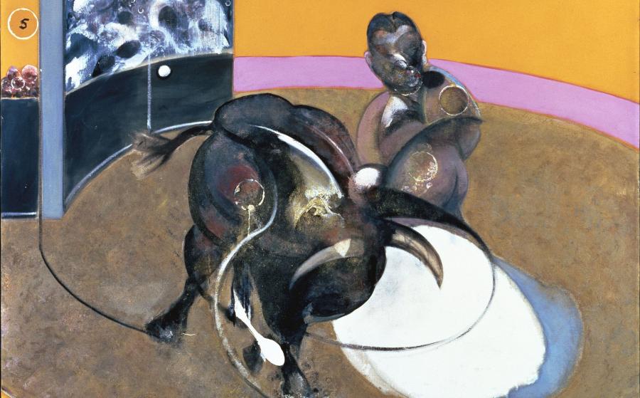 Francis Bacon, Etude pour une corrida, n° 2, 1969 © The Estate of Francis Bacon /All rights reserved / Adagp, Paris and DACS, London, 2020