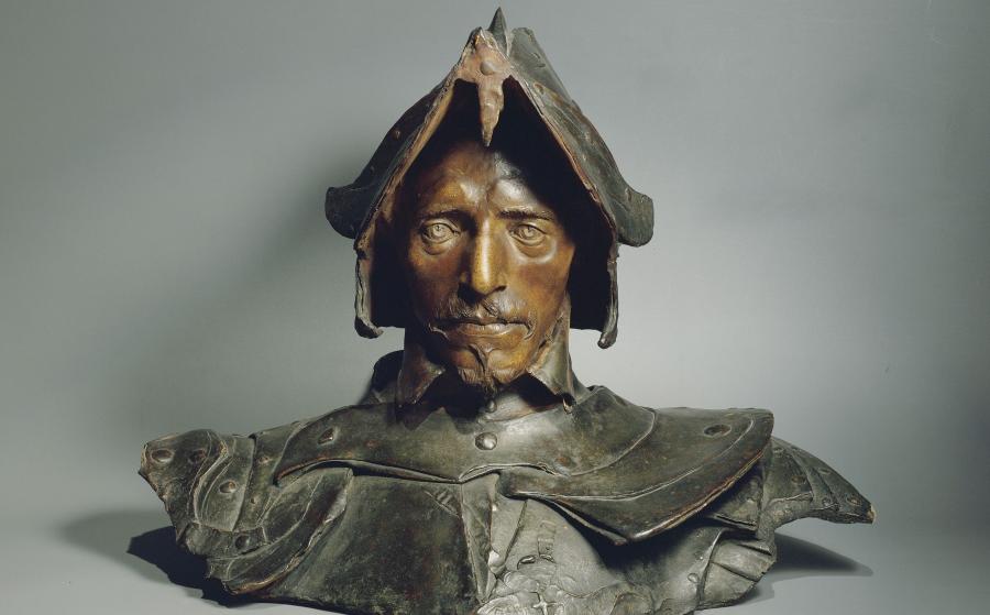 Jean Carriès, Le Guerrier, Buste, 1883-1884.