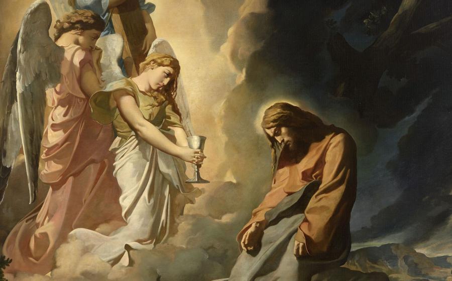 Théodore Chasseriau, Le Christ au jardin des oliviers, 1840.