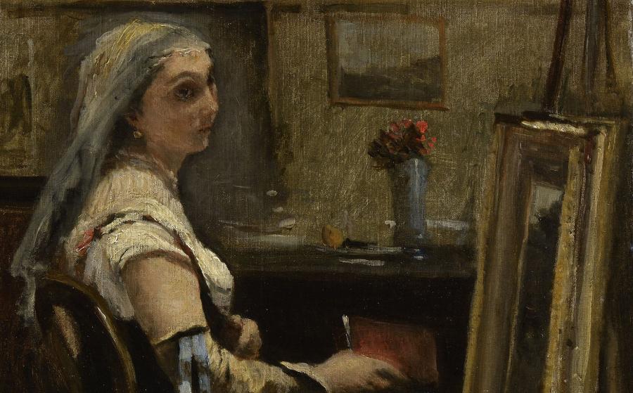Jean-Baptiste Camille Corot, L'Atelier, 1870.