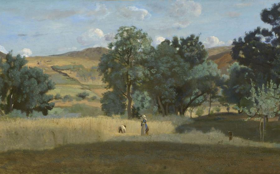 Corot, Champ de blé dans le Morvan